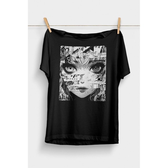 Sierra K Other - Grunge Anime Manga Girl Aesthetic Streetwear Graphic Unisex T-Shirt